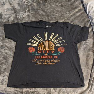 Guns and roses paradise city shirt large